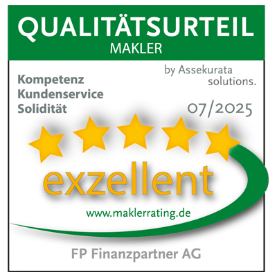 Exzellente Beratung, FP Finanzpartner AG, Auszeichnung